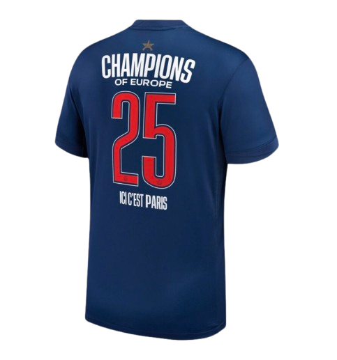 Maillot 24/25 PSG Champions (FLOQUÉ) - L'Univers du Maillot