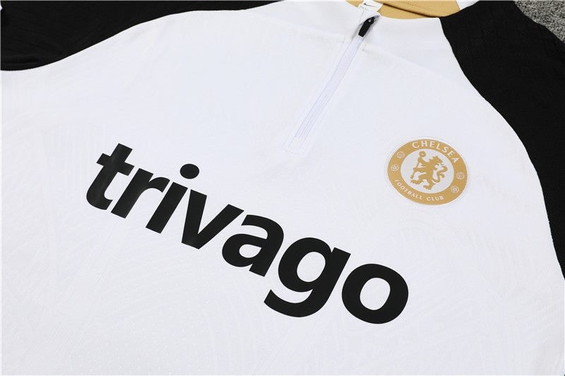 Ensemble Chelsea Blanc-Noir 2023 2024 - L'Univers du Maillot