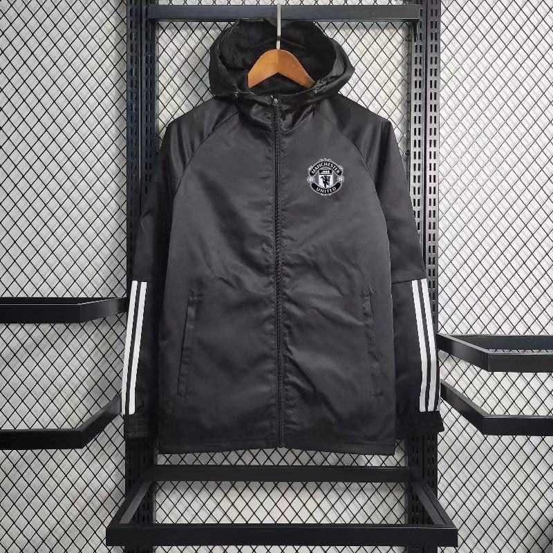 Veste coupe vent Manchester United Noir 2023 2024 - L'Univers du Maillot