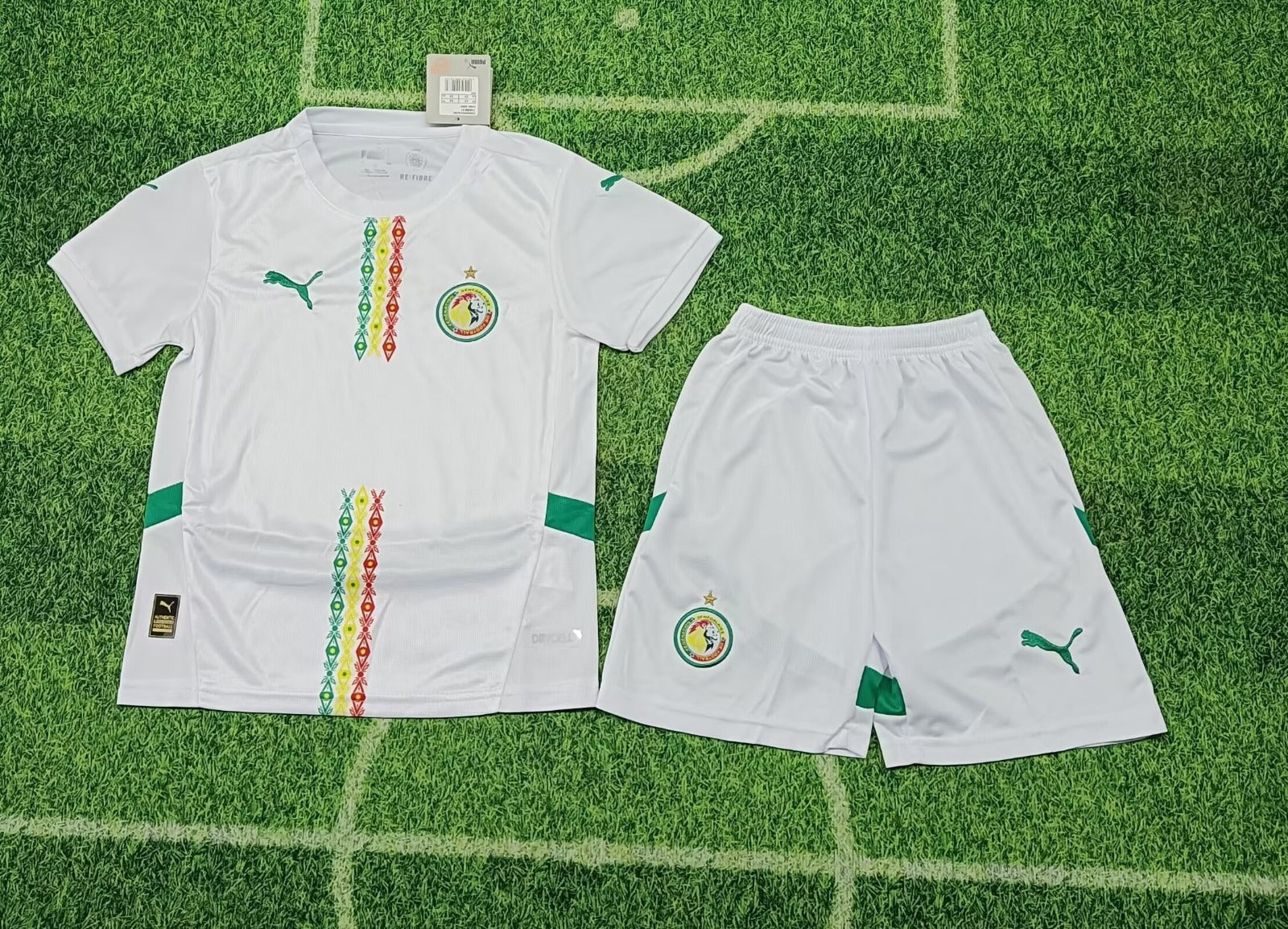 24/25 Ensemble Enfant Sénégal Blanc - L'Univers du Maillot