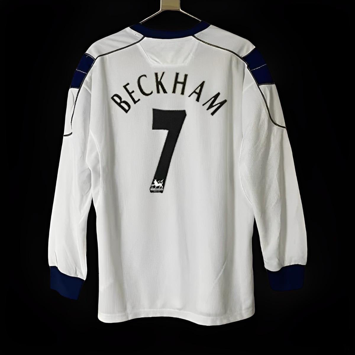 Manchester United maillot extérieur Rétro Manches Longues 2000 2001 - L'Univers du Maillot