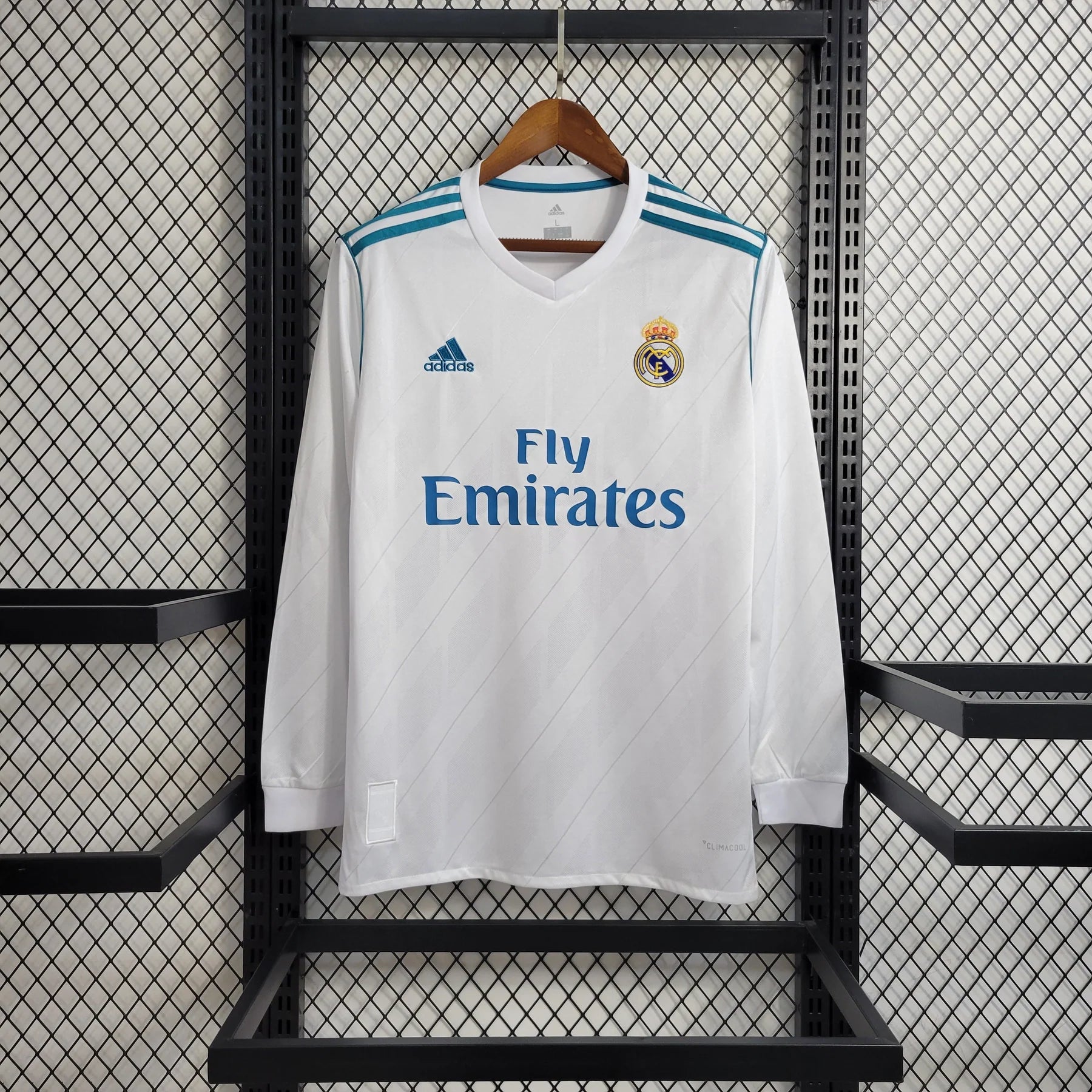 Maillot 17/18 Real Madrid Rétro Manches Longues